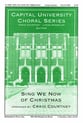 Sing We Now of Christmas SSAATTBB choral sheet music cover